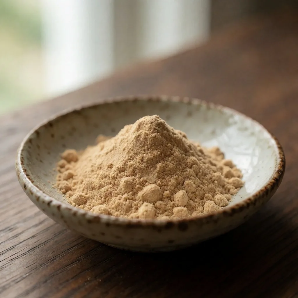Ashwagandha powder in a bowl
